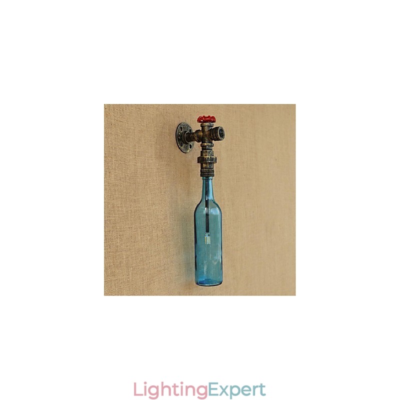 Wall Switch With Water Pipe Bottle Wall Light