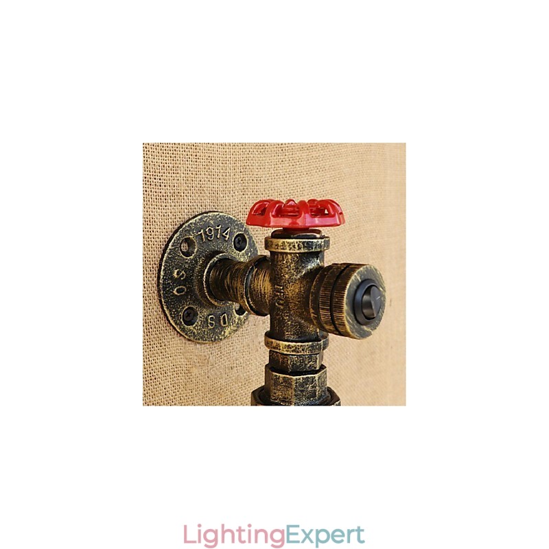 Wall Switch With Water Pipe Bottle Wall Light
