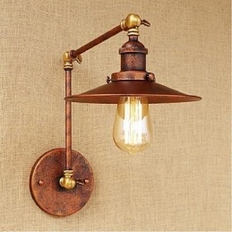 Long arm Half rusty Industrial Retro Nostalgic Retractable Folding Wall Sconces Wall Light