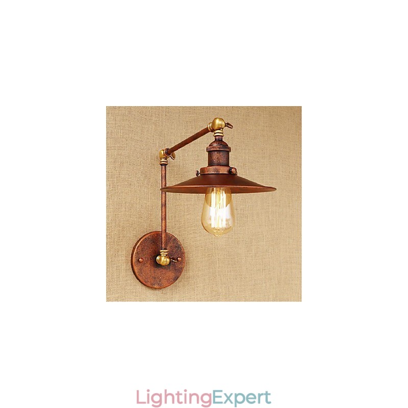 Long arm Half rusty Industrial Retro Nostalgic Retractable Folding Wall Sconces Wall Light