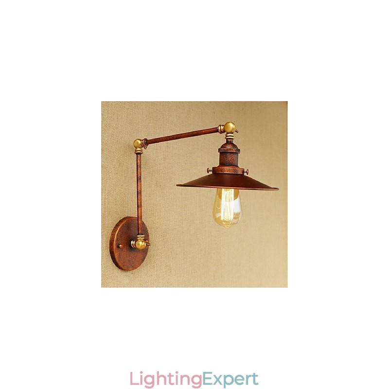Long arm Half rusty Industrial Retro Nostalgic Retractable Folding Wall Sconces Wall Light
