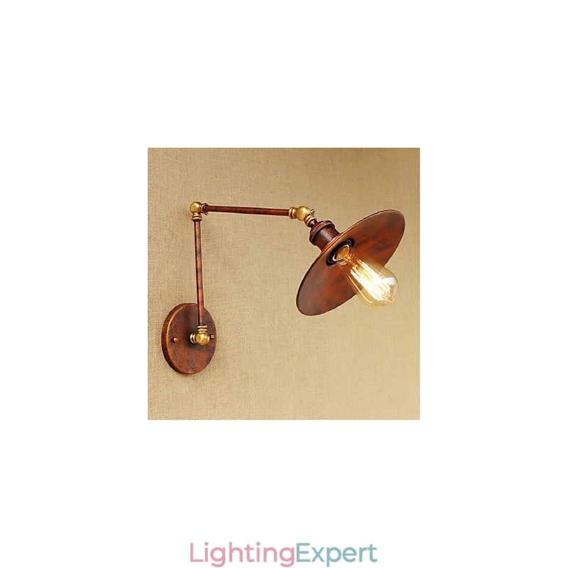 Long arm Half rusty Industrial Retro Nostalgic Retractable Folding Wall Sconces Wall Light