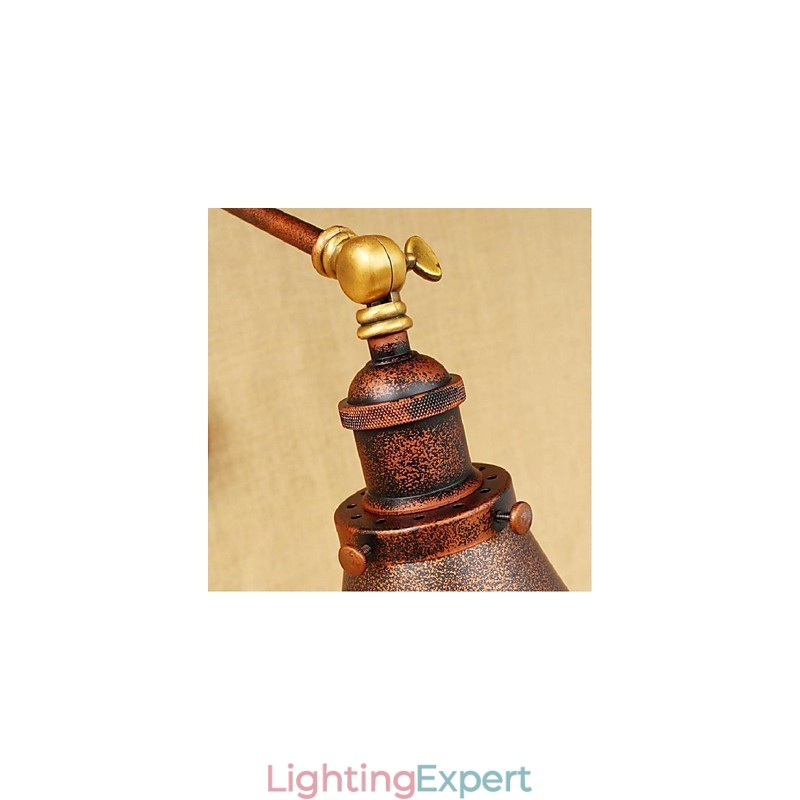 Long arm Half rust Retro Creative Nostalgic Retractable Folding Wall Sconces Wall Light