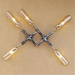 Rustic Lodge Painting Feature for Ambient Light Wall Sconces Wall Light