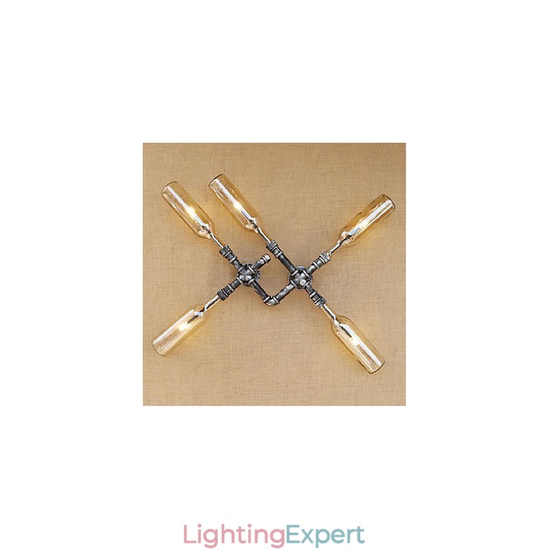 Rustic Lodge Painting Feature for Ambient Light Wall Sconces Wall Light