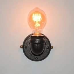 Simple Retro Industrial Iron Pipe Decorative wall lamp Wall Fixture