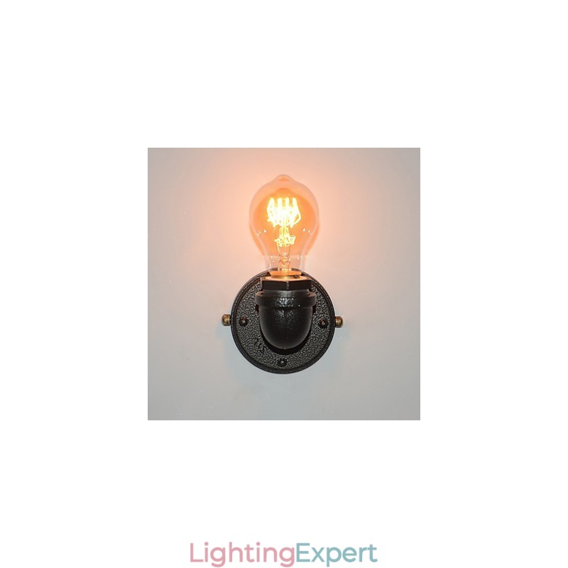 Simple Retro Industrial Iron Pipe Decorative wall lamp Wall Fixture
