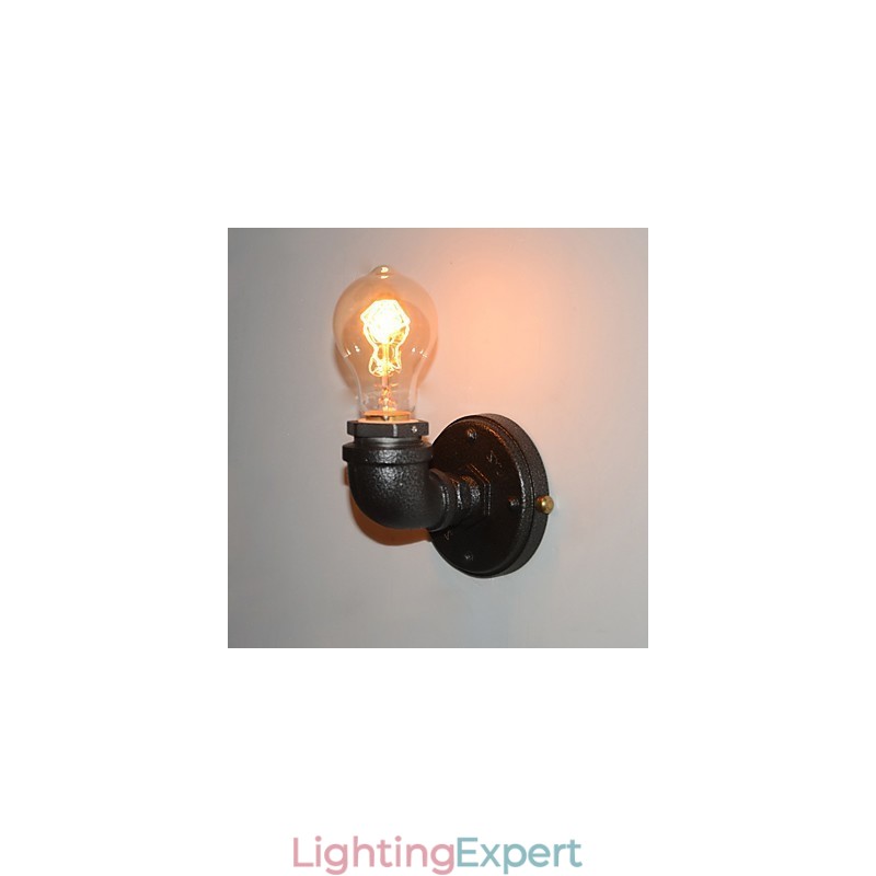 Simple Retro Industrial Iron Pipe Decorative wall lamp Wall Fixture