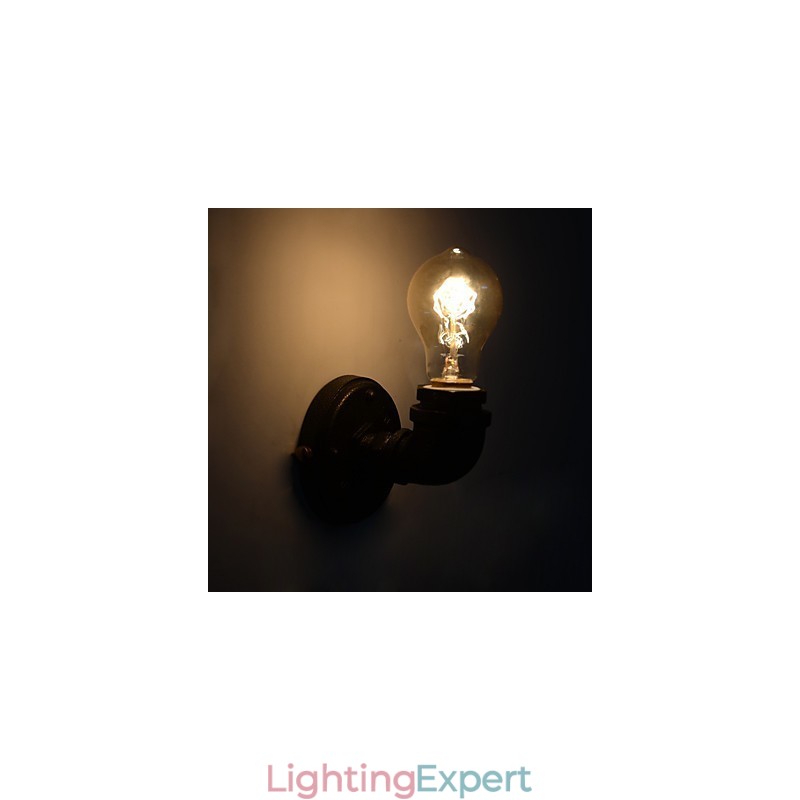 Simple Retro Industrial Iron Pipe Decorative wall lamp Wall Fixture