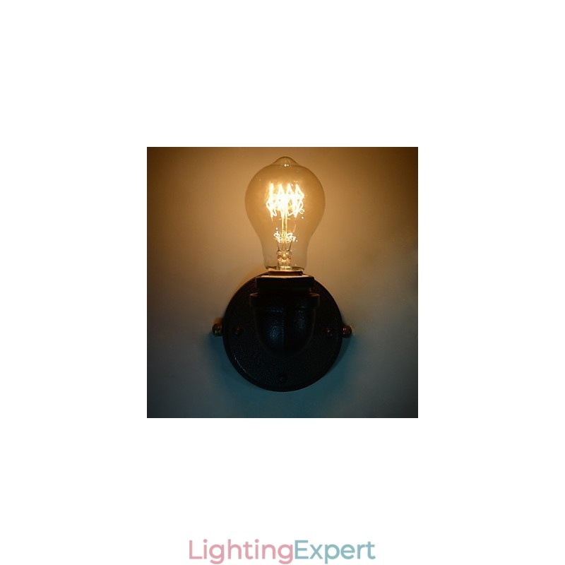 Simple Retro Industrial Iron Pipe Decorative wall lamp Wall Fixture