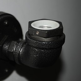 Simple Retro Industrial Iron Pipe Decorative wall lamp Wall Fixture