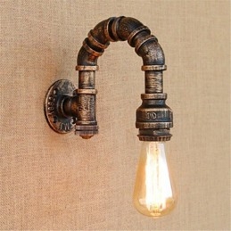 Rustic Lodge Painting Feature for Ambient Light Wall Sconces Wall Light