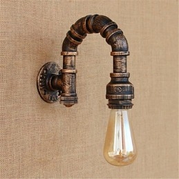 Rustic Lodge Painting Feature for Ambient Light Wall Sconces Wall Light
