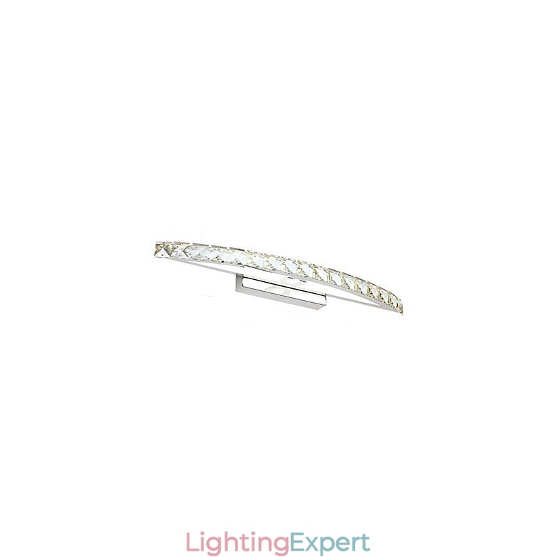 Contemporary Crystal Wall Bathroom Lighting