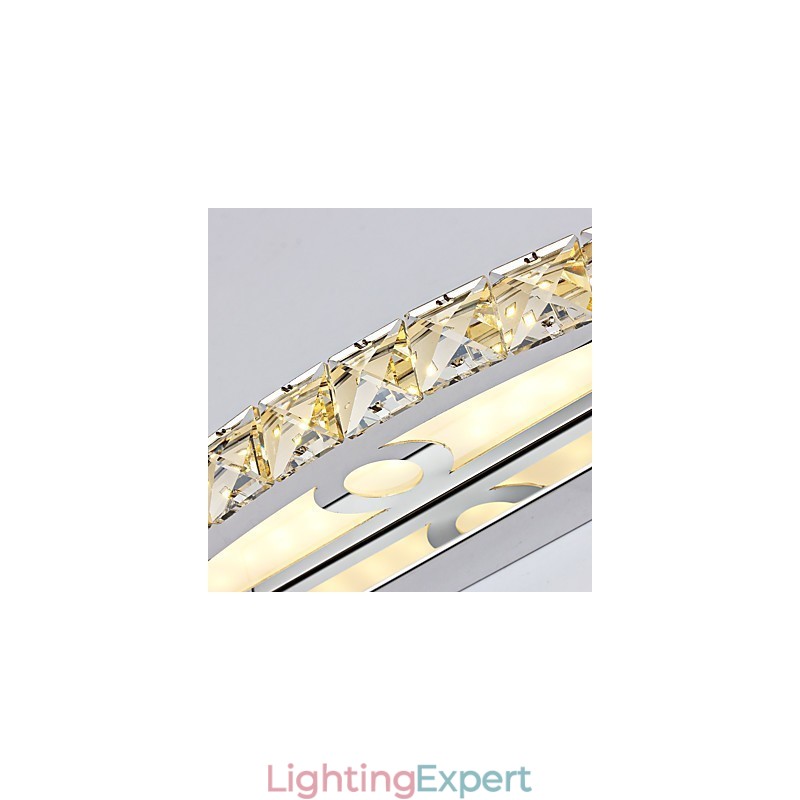 Contemporary Crystal Wall Bathroom Lighting