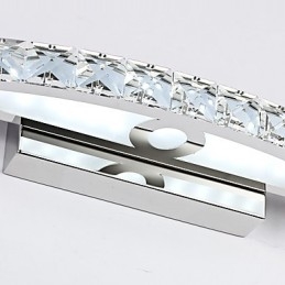 Contemporary Crystal Wall Bathroom Lighting