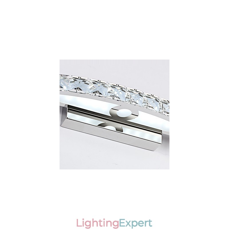 Contemporary Crystal Wall Bathroom Lighting