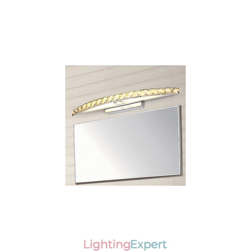 Contemporary Crystal Wall Bathroom Lighting