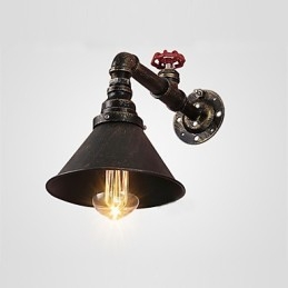 Water Pipe Wall Lights Retro Industrial Style Creative Country Metal Restaurant Cafe Bars Bar Table Wall Sconces