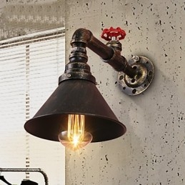 Water Pipe Wall Lights Retro Industrial Style Creative Country Metal Restaurant Cafe Bars Bar Table Wall Sconces