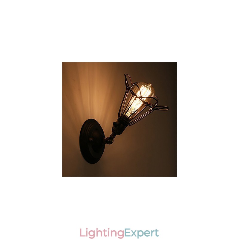 Retro Industrial Style Country Metal Wall Lights Restaurant Cafe Mini Wall Sconces
