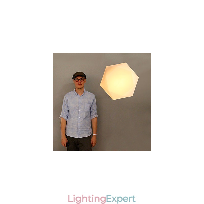 Creative White Diamond Glass Dome Light Absorb