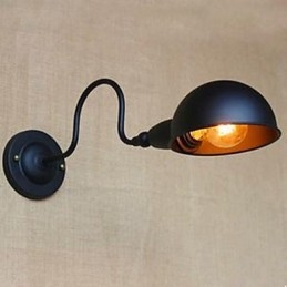 Retro Black High Grade Personality Bedside Bedroom Study Revolving Around Decorative Wall Aisle