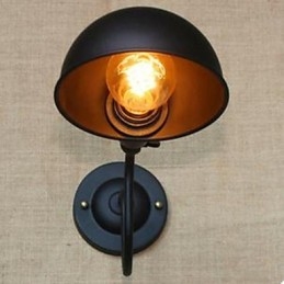 Retro Black High Grade Personality Bedside Bedroom Study Revolving Around Decorative Wall Aisle