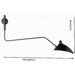 Modern Contemporary Painting Feature for Swing Arm Ambient Light Swing Arm Lights Wall Light