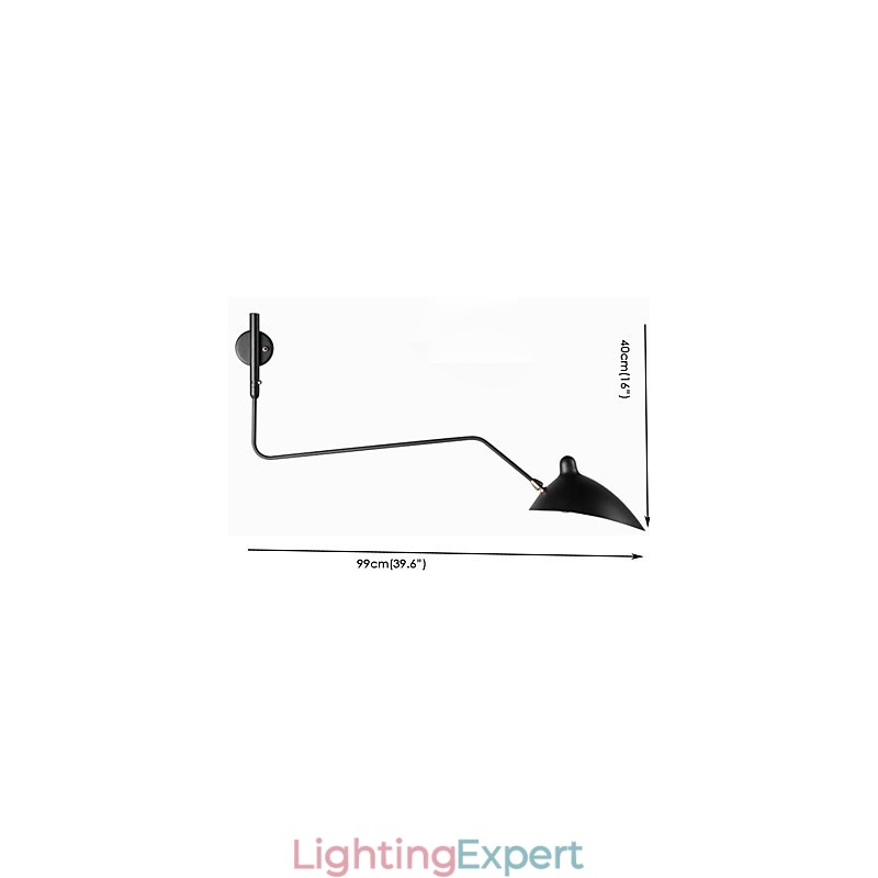 Modern Contemporary Painting Feature for Swing Arm Ambient Light Swing Arm Lights Wall Light