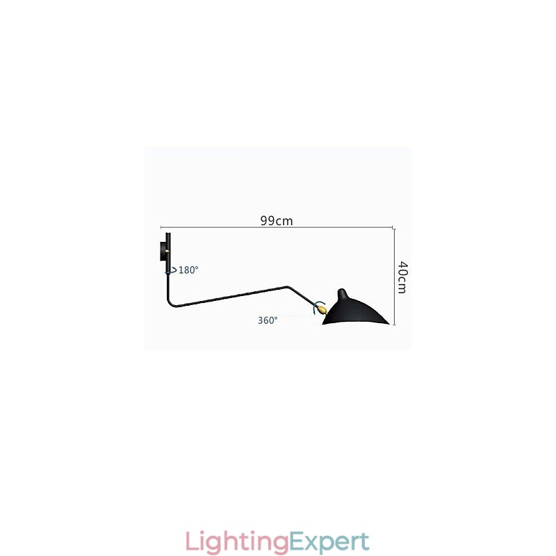 Modern Contemporary Painting Feature for Swing Arm Ambient Light Swing Arm Lights Wall Light