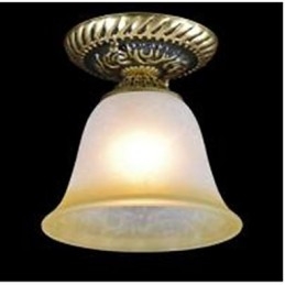Traditional Classic Vintage Retro Bronze Metal Flush Mount