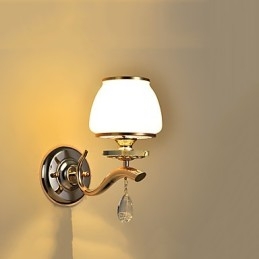 Modern Contemporary Electroplated Feature for Crystal Ambient Light Wall Sconces Wall Light