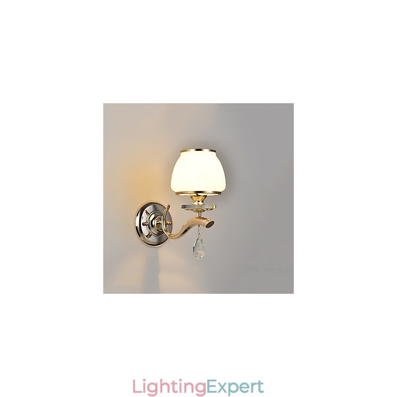 Modern Contemporary Electroplated Feature for Crystal Ambient Light Wall Sconces Wall Light