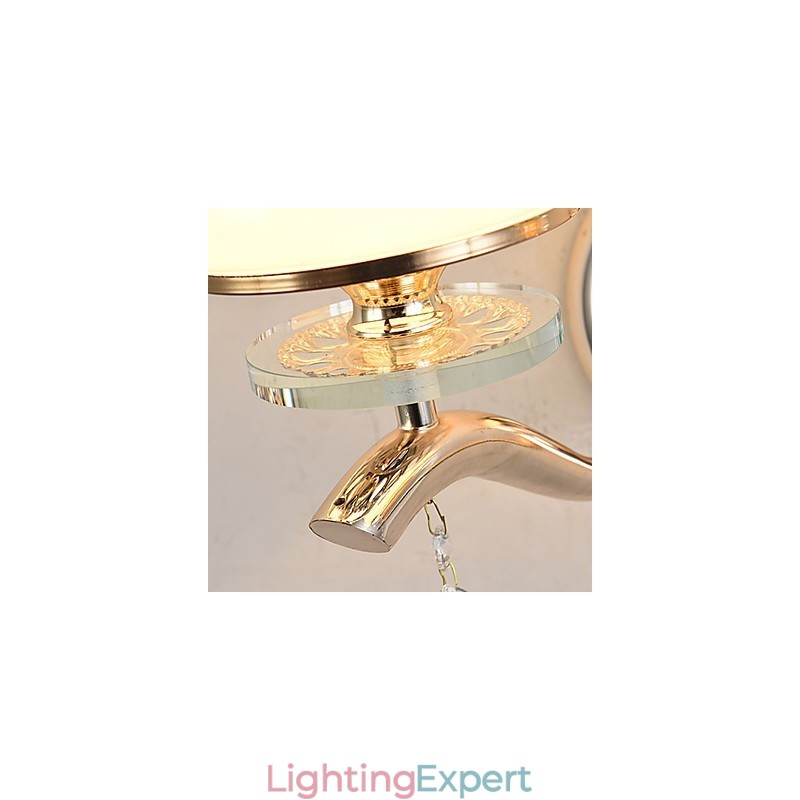 Modern Contemporary Electroplated Feature for Crystal Ambient Light Wall Sconces Wall Light