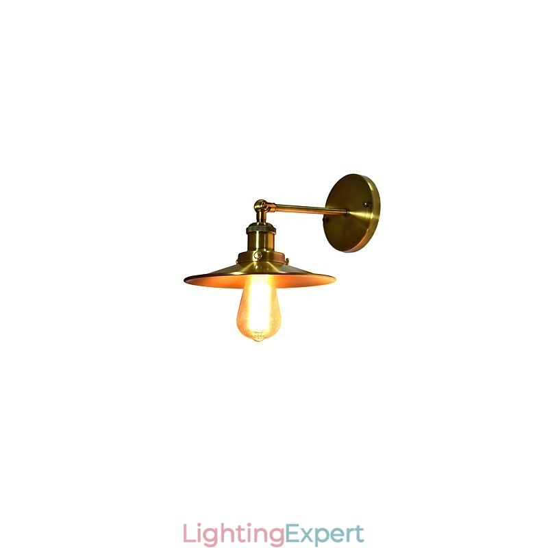 Rustic Lodge Traditional Classic Brass Feature for Downlight Wall Sconces Wall Light