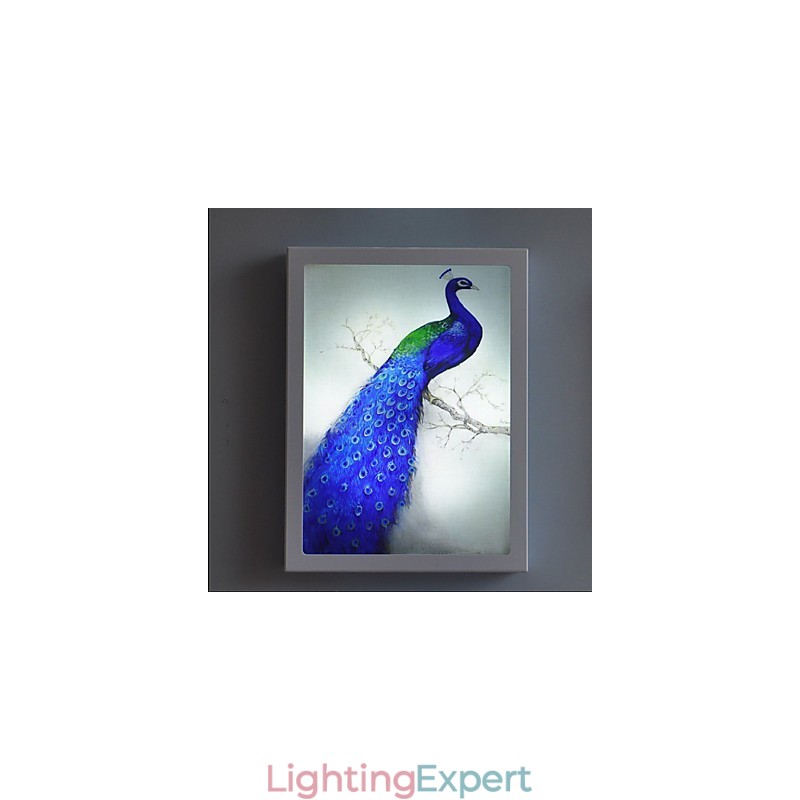 Integrated Modern Contemporary Modern Comtemporary Painting Feature for Ambient Light Wall Sconces