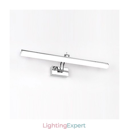 Integrated Modern Contemporary Chrome Feature for Ambient Light Bathroom Lighting Wall Light Integrated Modern Contemporary Chrome Feature for Ambient Light Bathroom Lighting Wall Light