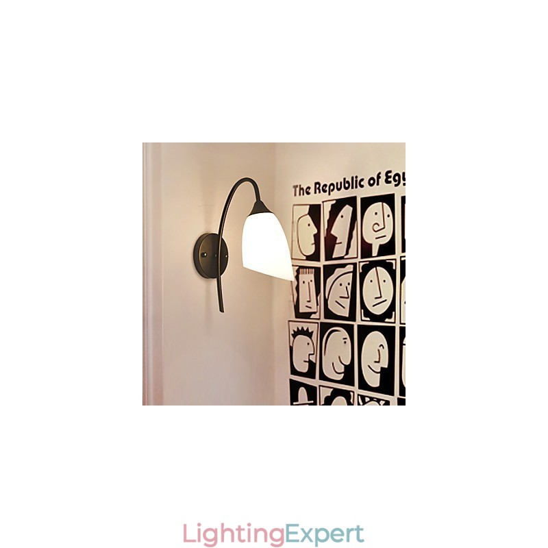 Traditional Classic Country Retro Painting Feature for Wall Sconces Wall Light