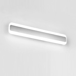 Modern Contemporary Chrome Feature for Ambient Light Bathroom Lighting Wall Light