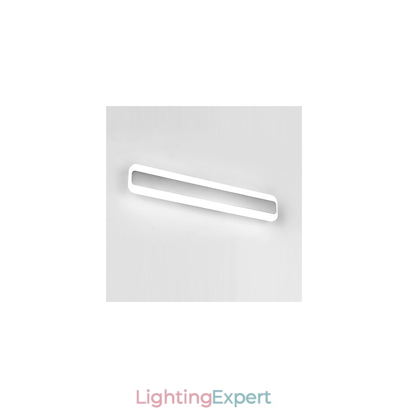 Modern Contemporary Chrome Feature for Ambient Light Bathroom Lighting Wall Light