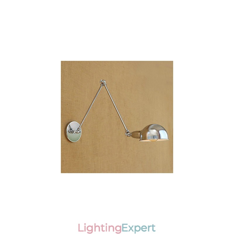 Modern Contemporary Retro Electroplated Feature for Swing Arm Eye Protection Ambient Light