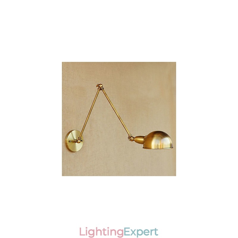 Modern Contemporary Retro Electroplated Feature for Swing Arm Eye Protection Ambient Light