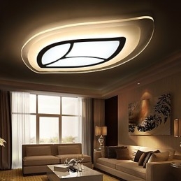 Modern Contemporary Metal Flush Mount