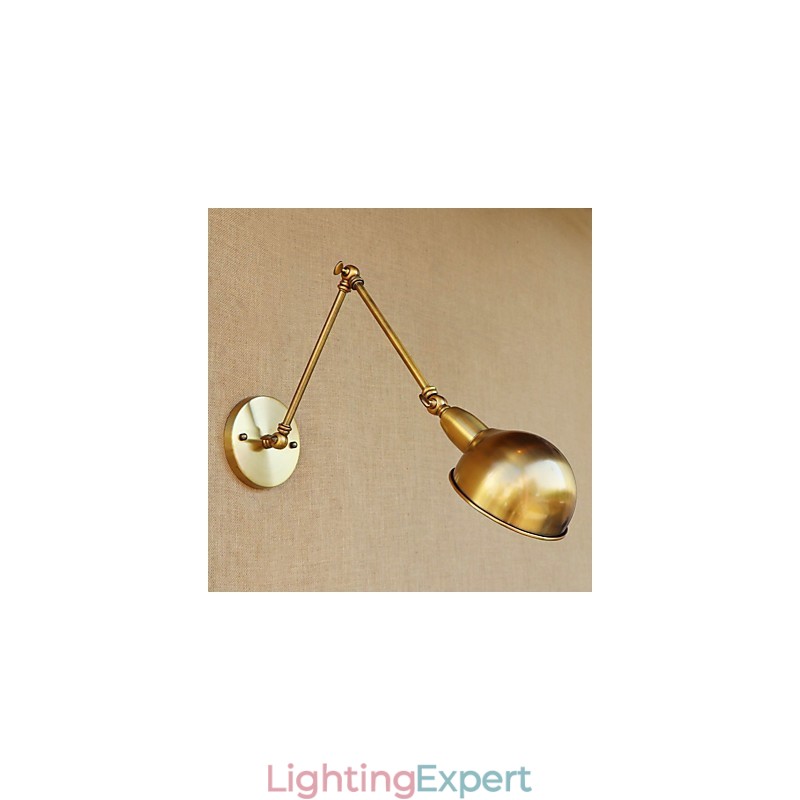 Modern Contemporary Retro Electroplated Feature for Swing Arm Eye Protection Ambient Light