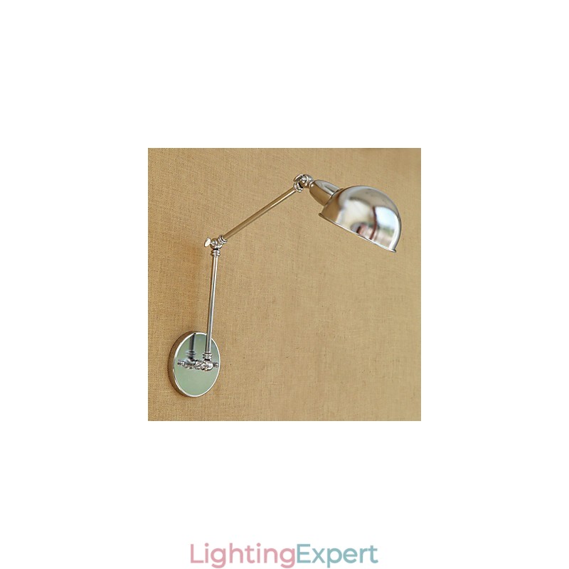 Modern Contemporary Retro Electroplated Feature for Swing Arm Eye Protection Ambient Light