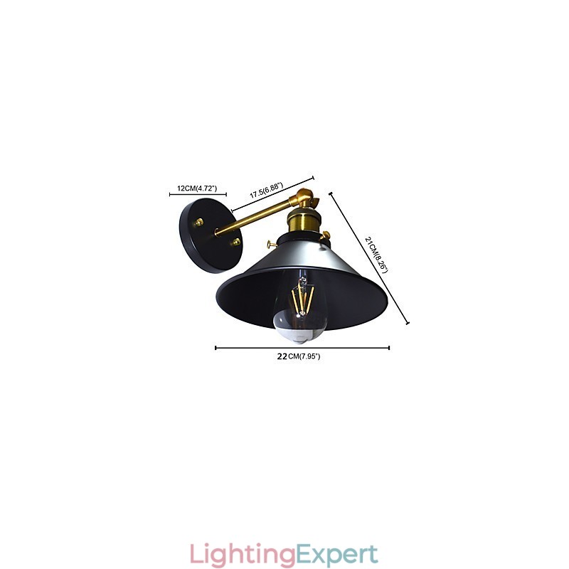 Paint Single Wall Iron Wall Lamp Dumb Black Lightsaber Lamp On Wall