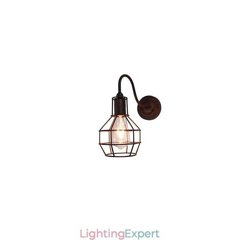 Wall Light Wall Sconces Wall Rust colored Retro Wall Lamp