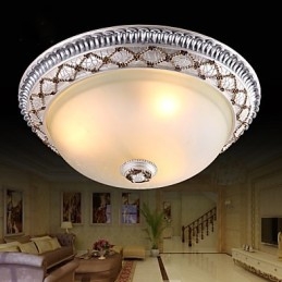 Europe Type Resin Glass Dome Light Sweet To Absorb Dome Light Lamp