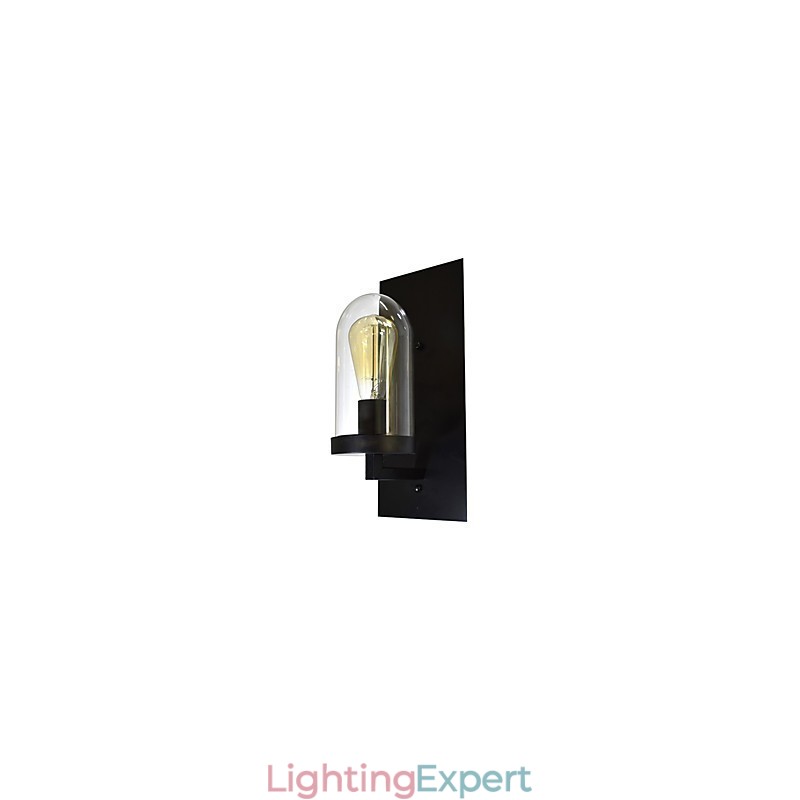 Painted Steel Wall Lamp Dumb Black American Coffee Decoration Retro Wall Light Lightsaber Lamp On Wall